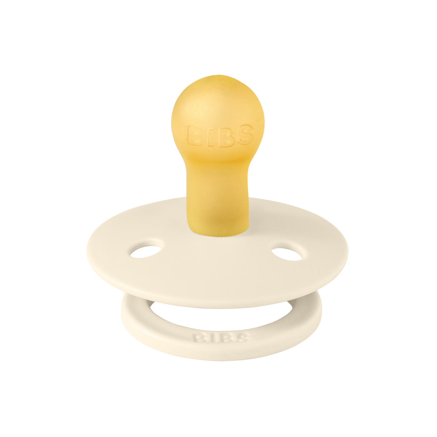 BIBS Colour Latex Pacifiers - Ivory/Blush - 2 Pack