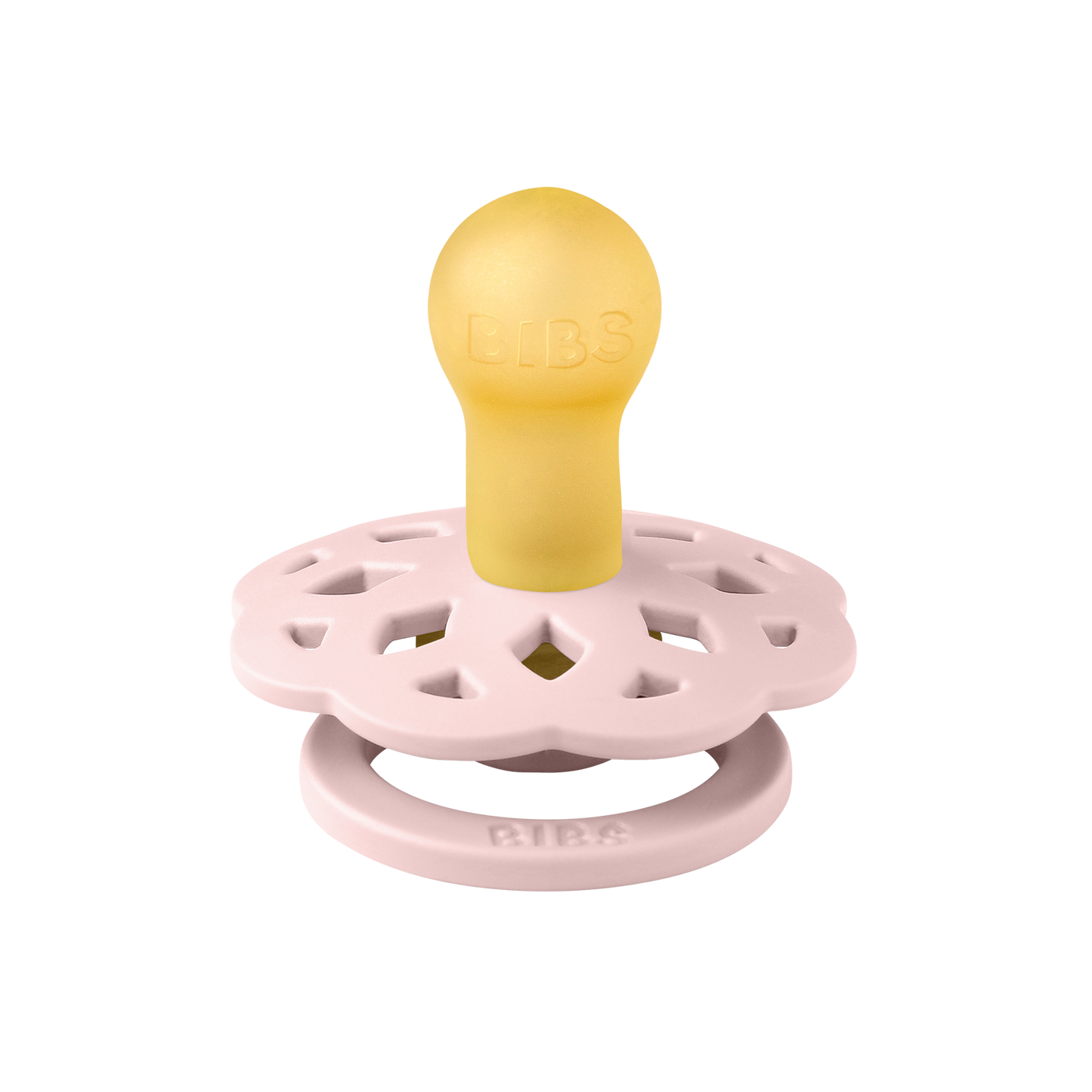 BIBS Boheme Latex Pacifiers - Ivory/Blossom - 2 Pack