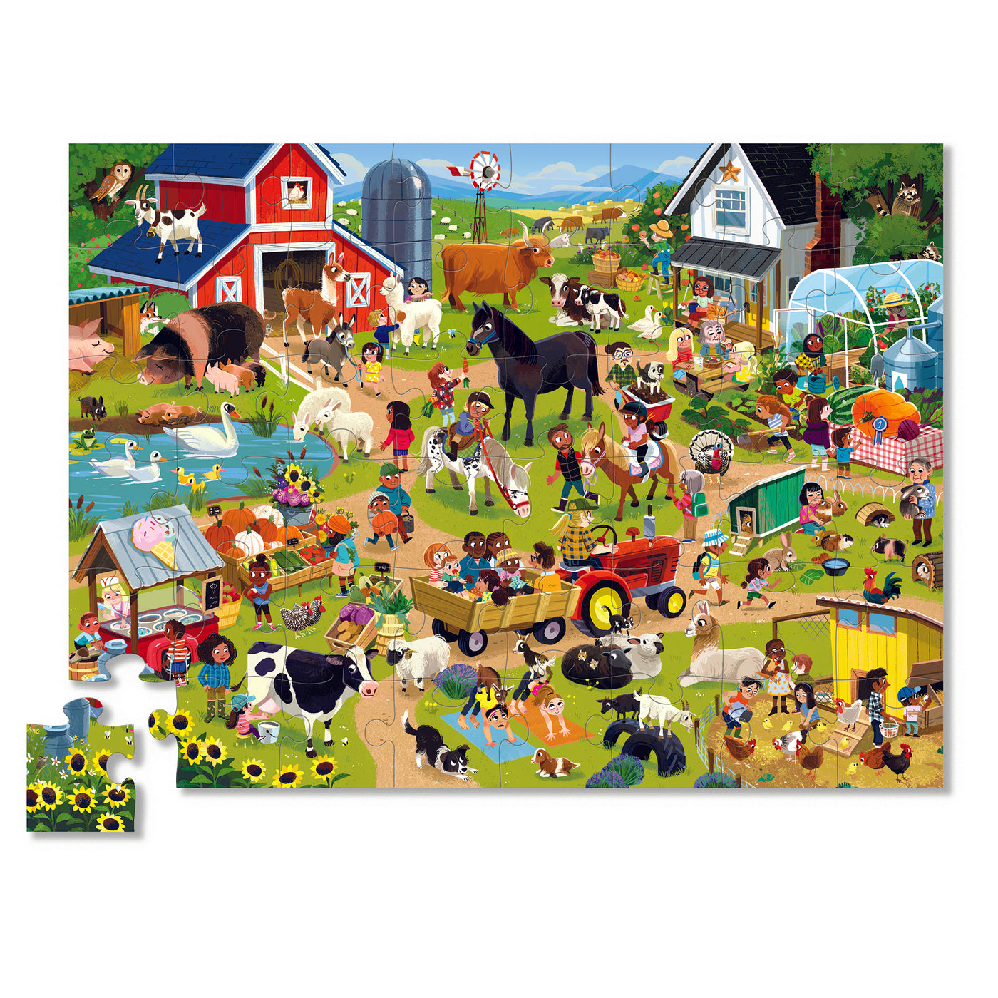 48-Piece Puzzle - Day at the Farm