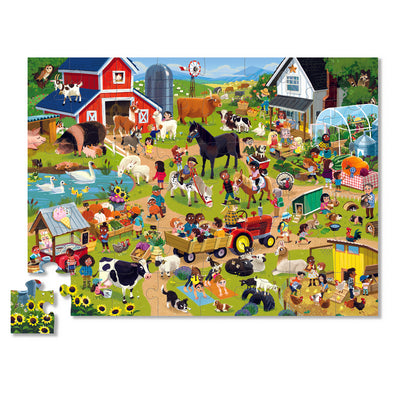 48-Piece Puzzle - Day at the Farm