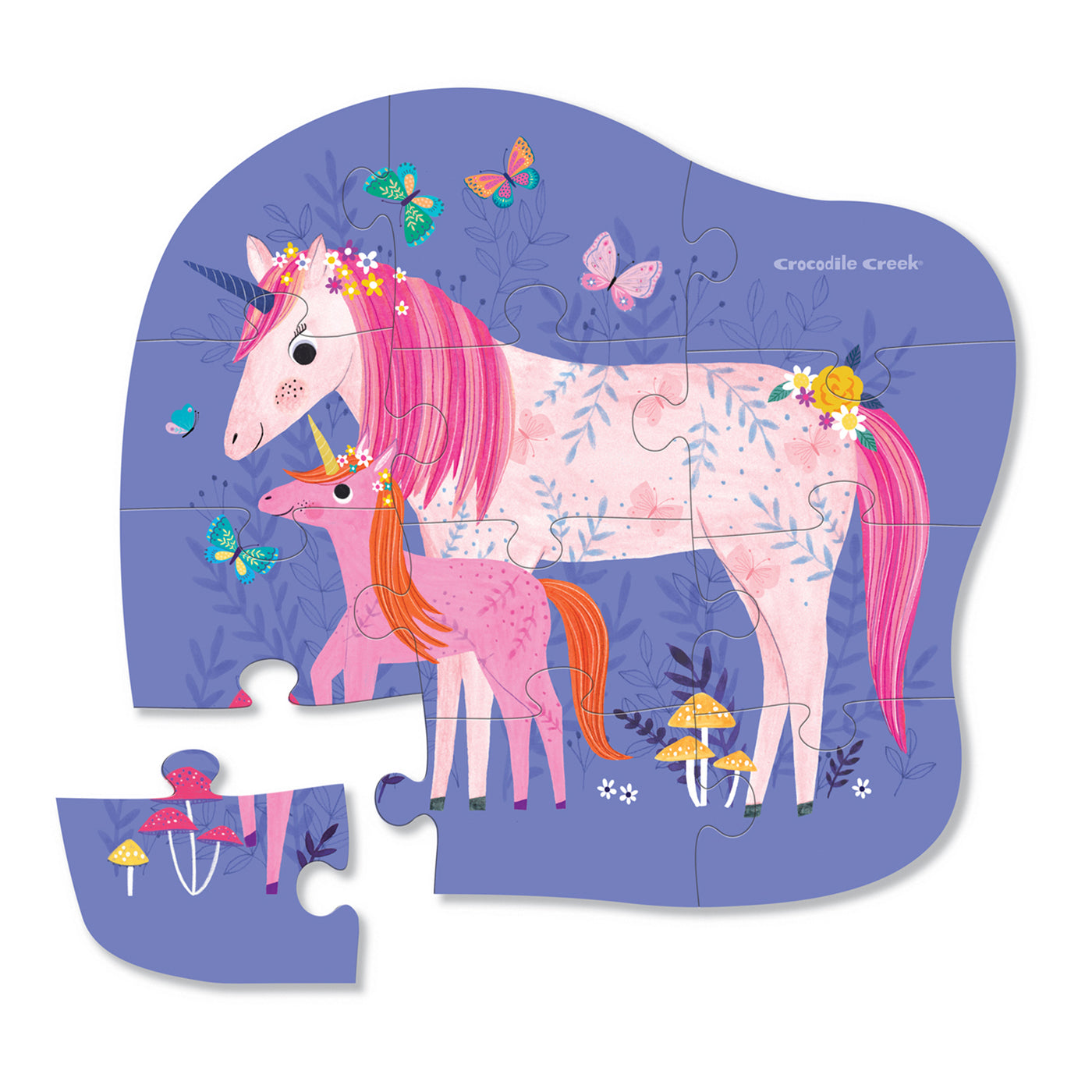 12-Piece Mini Puzzle - Unicorn Magic