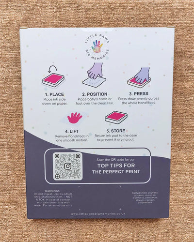 Little Paws Big Memories  Clean Touch, Mess Free Ink Pad Set