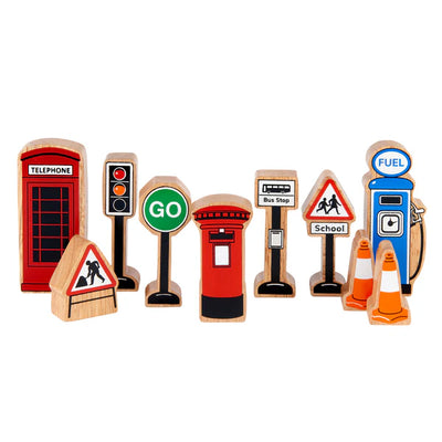 Lanka Kade Wooden Town Playset - 10 figures